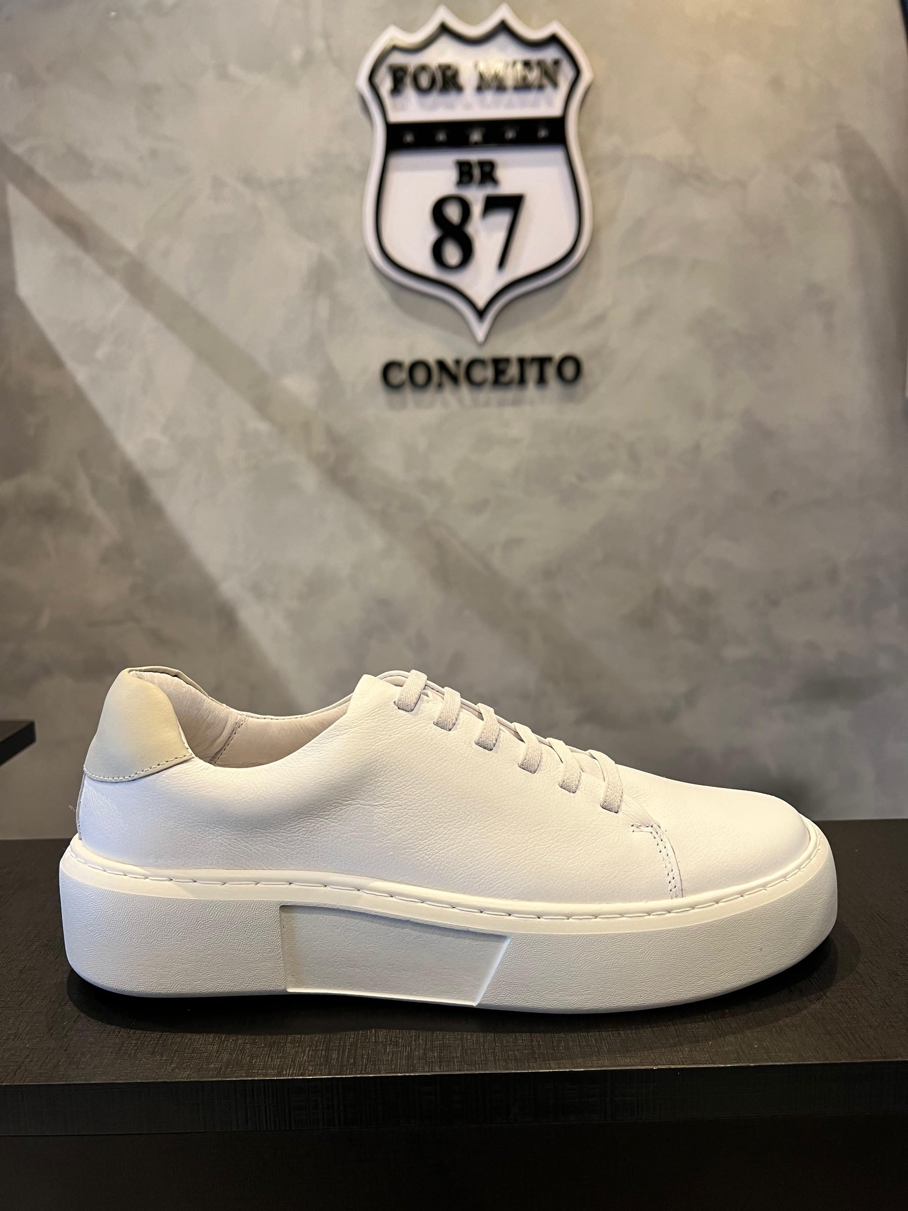 Tênis Casual Branco Masculino