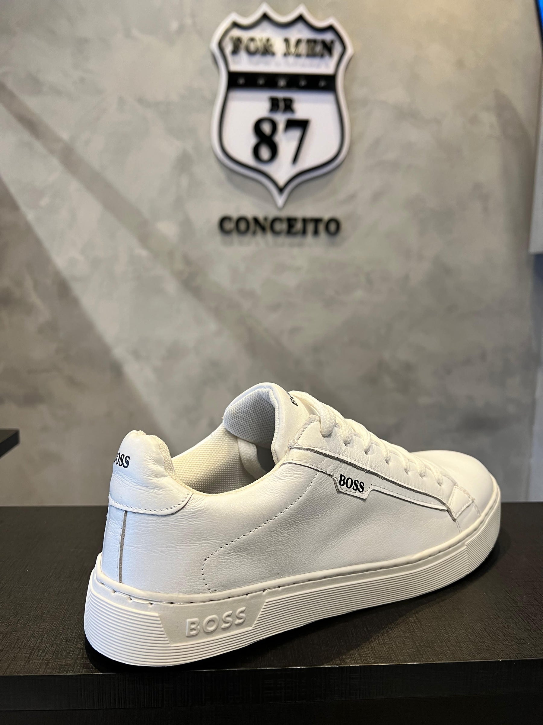 Tênis Casual Branco Boss