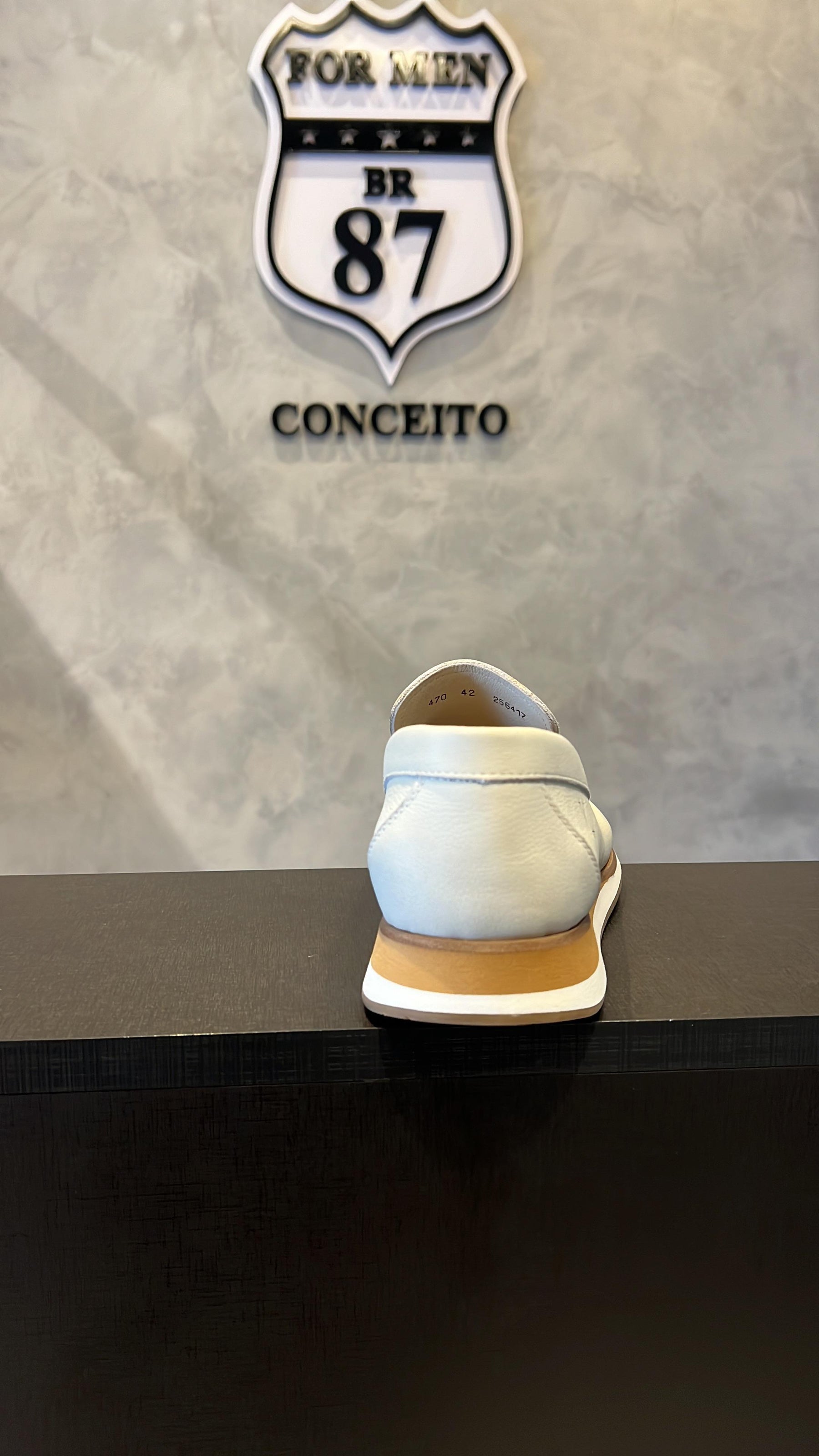 Mocassim Masculino Branco