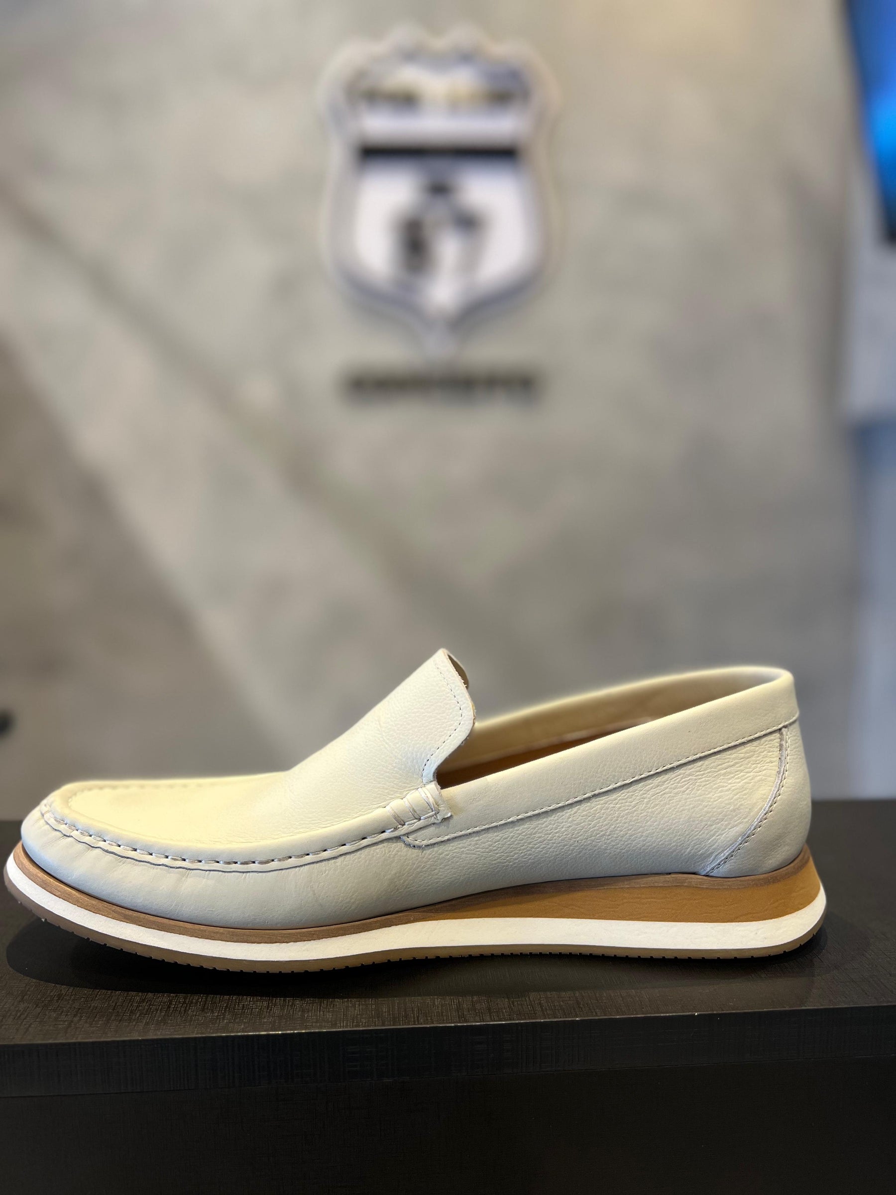 Mocassim Masculino Branco