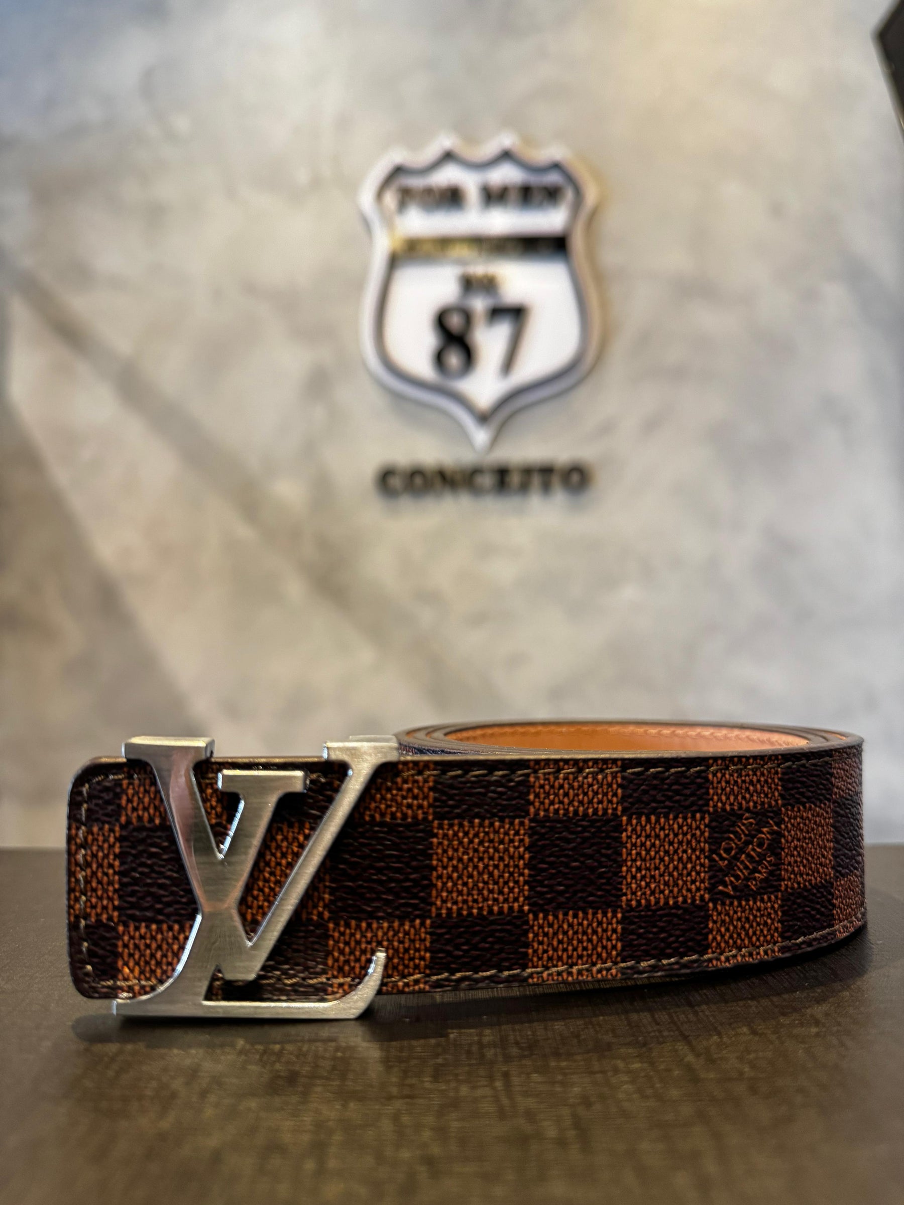 Cinto Masculino Damier Louis Vuitton