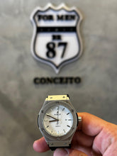 Relógio Masculino Hublot Genève Mostrador Branco
