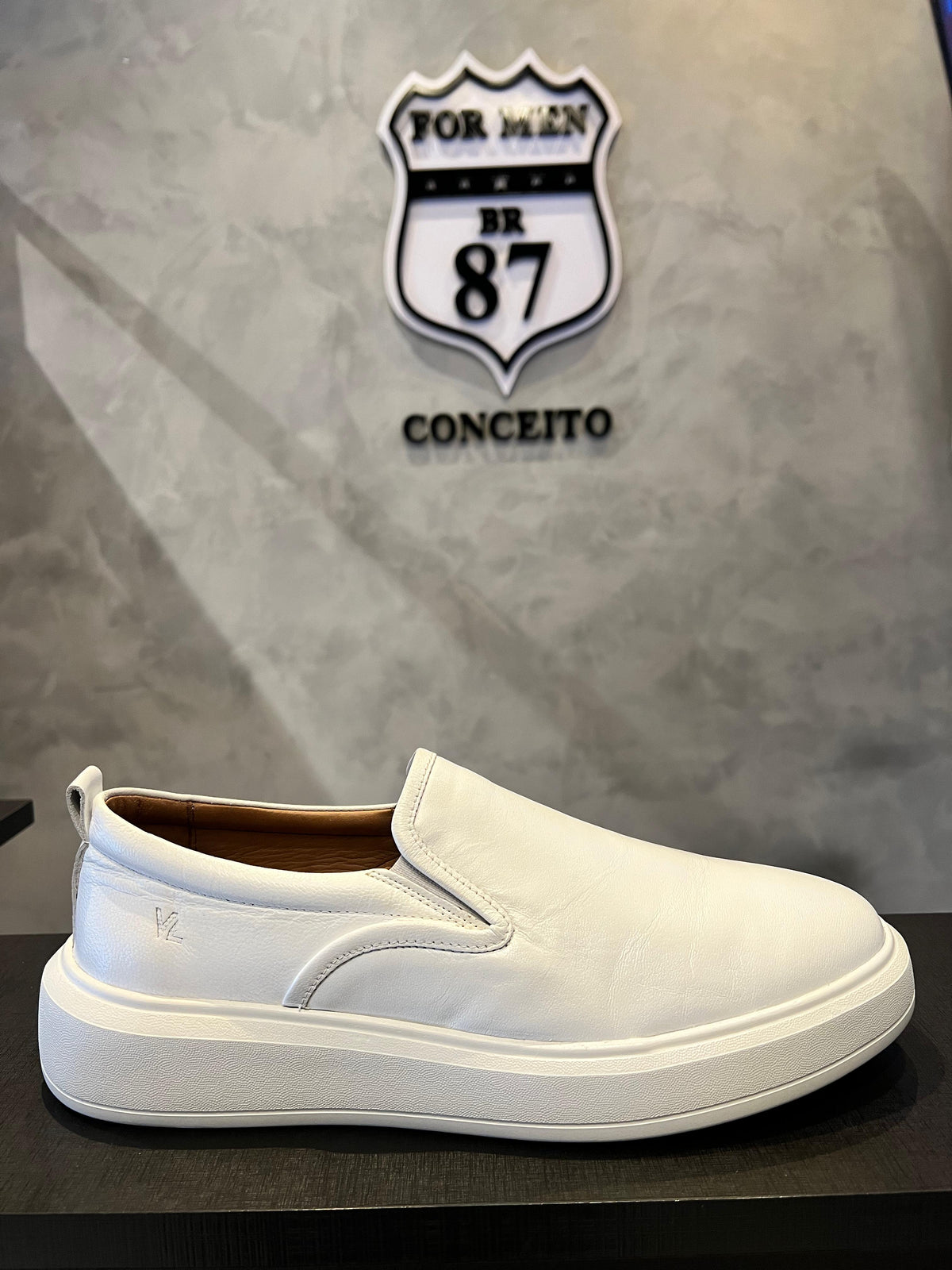 Slip On Masculino Branco