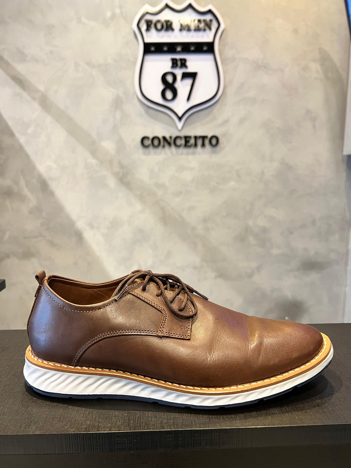 Sapato Casual Masculino Marrom