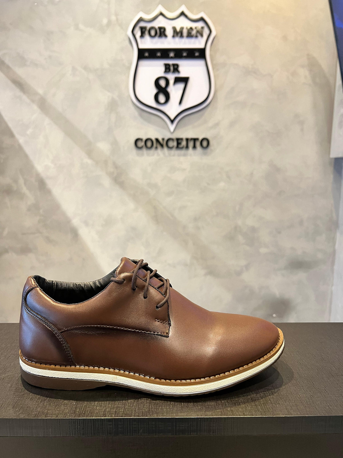 Sapato Casual Masculino Marrom