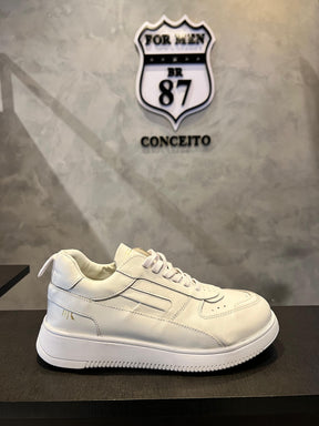 Tênis Branco Casual Masculino
