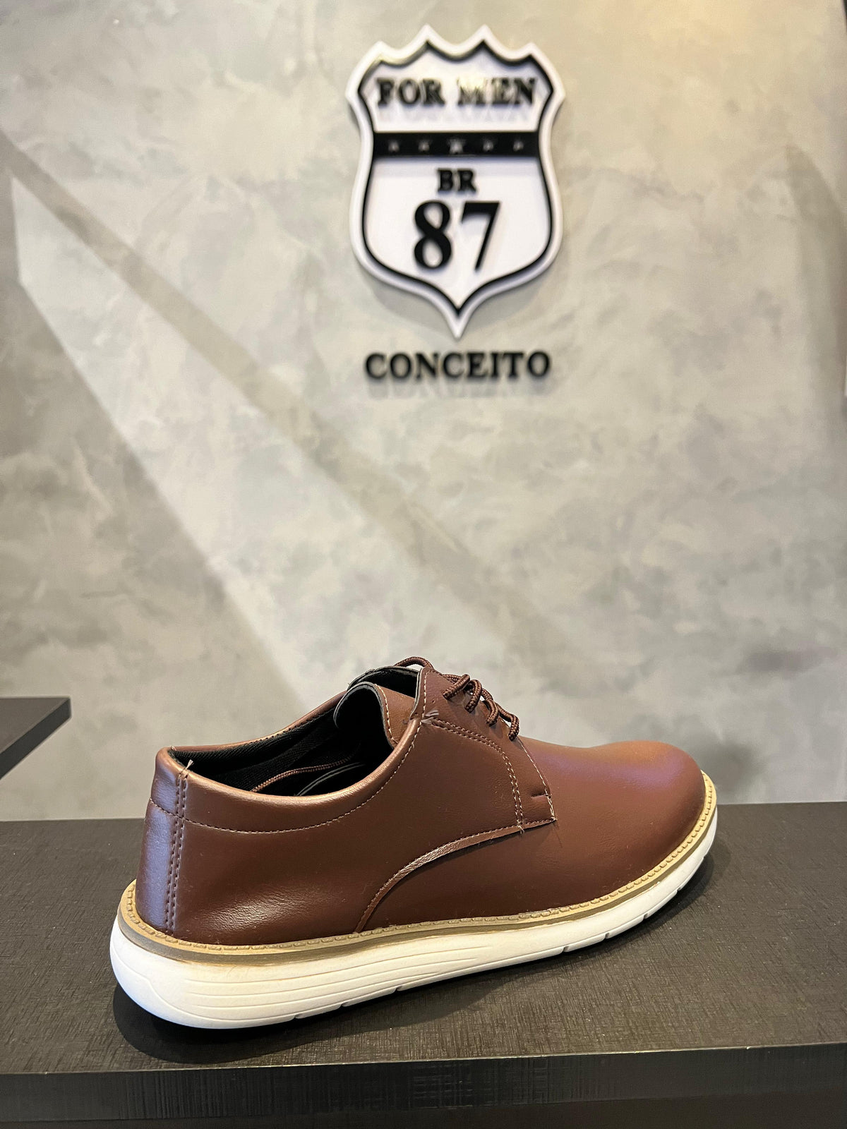 Sapato Casual Masculino Marrom