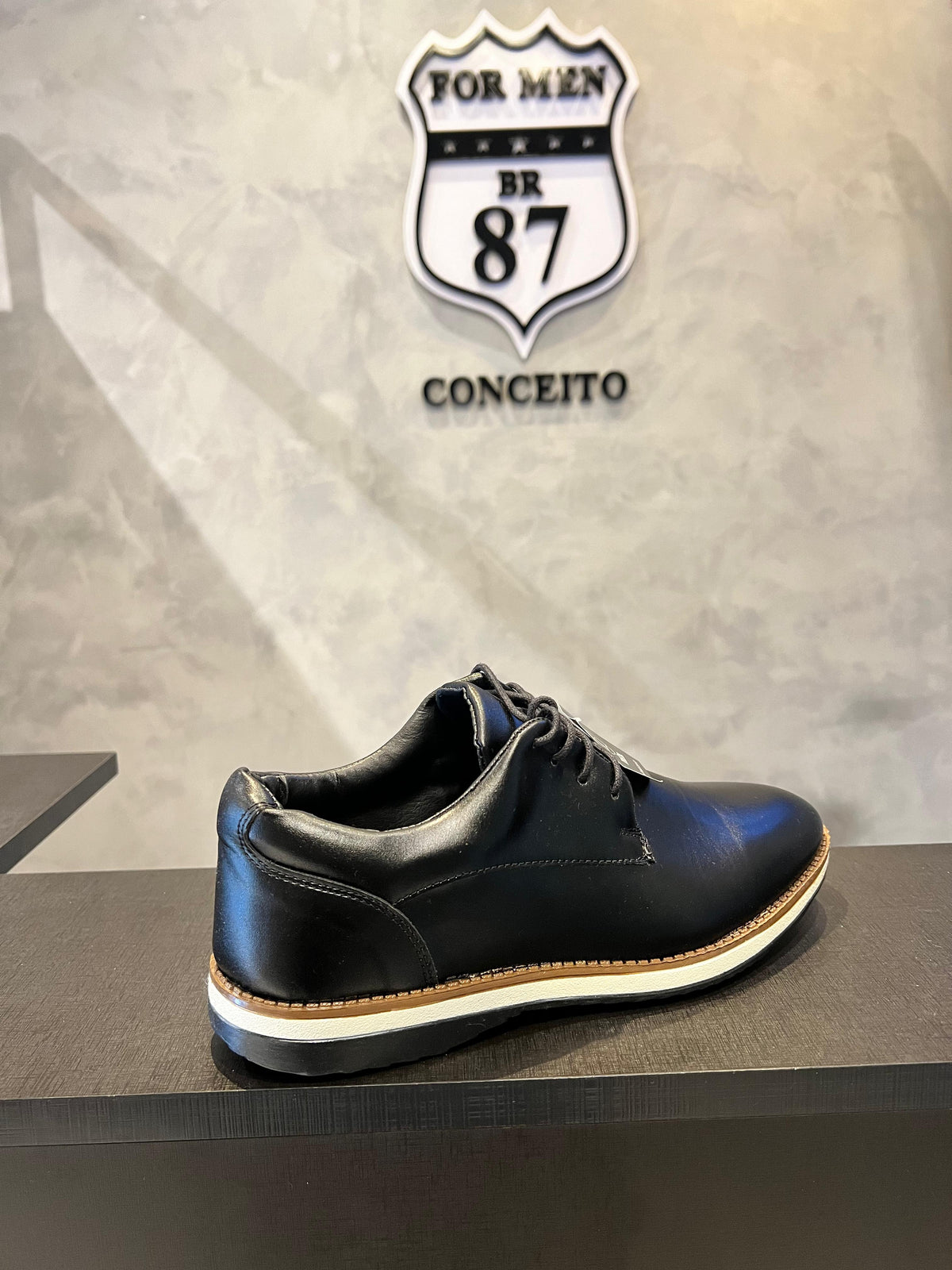 Sapato Casual Masculino Preto