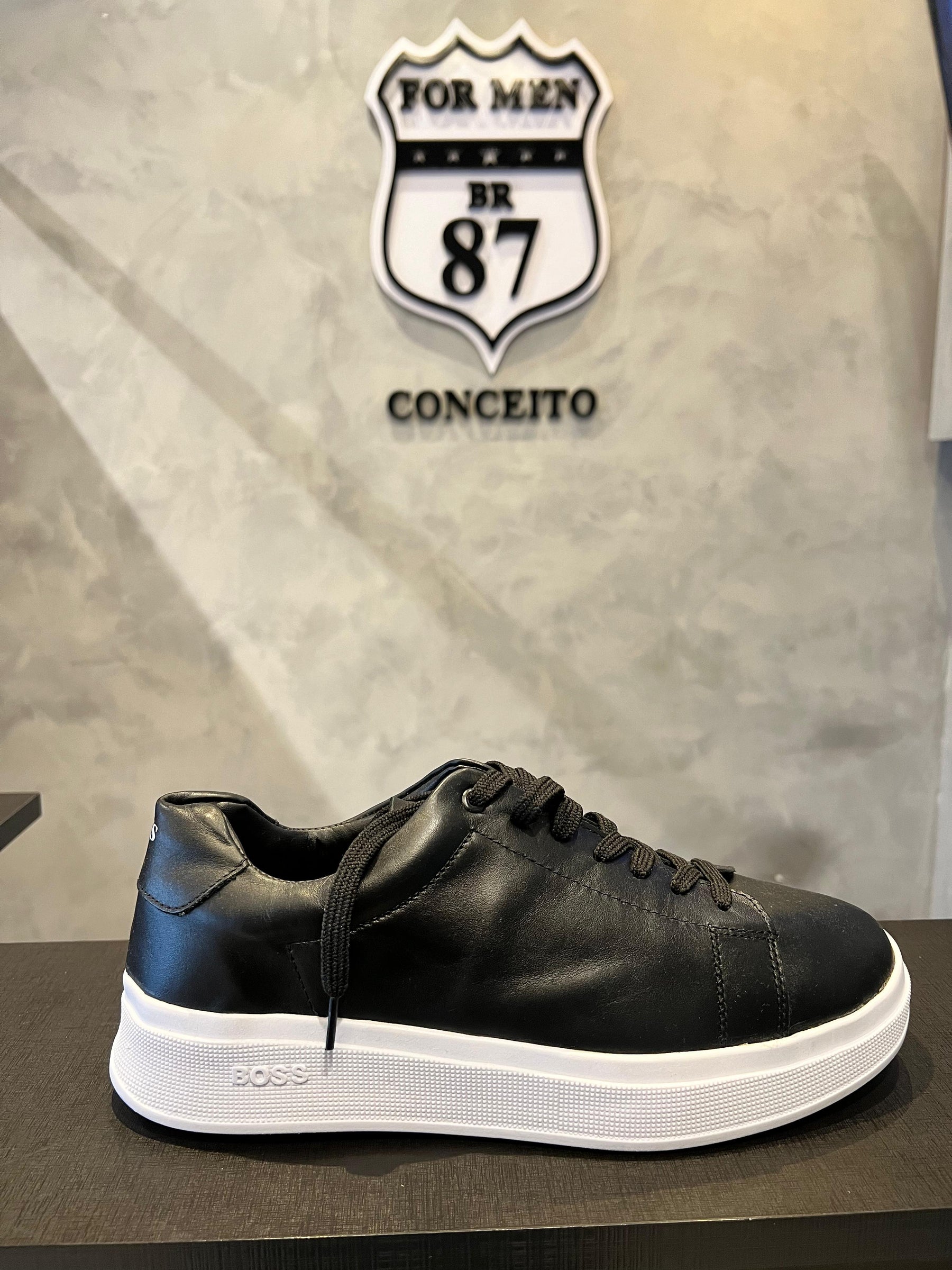Tênis Casual Preto Boss