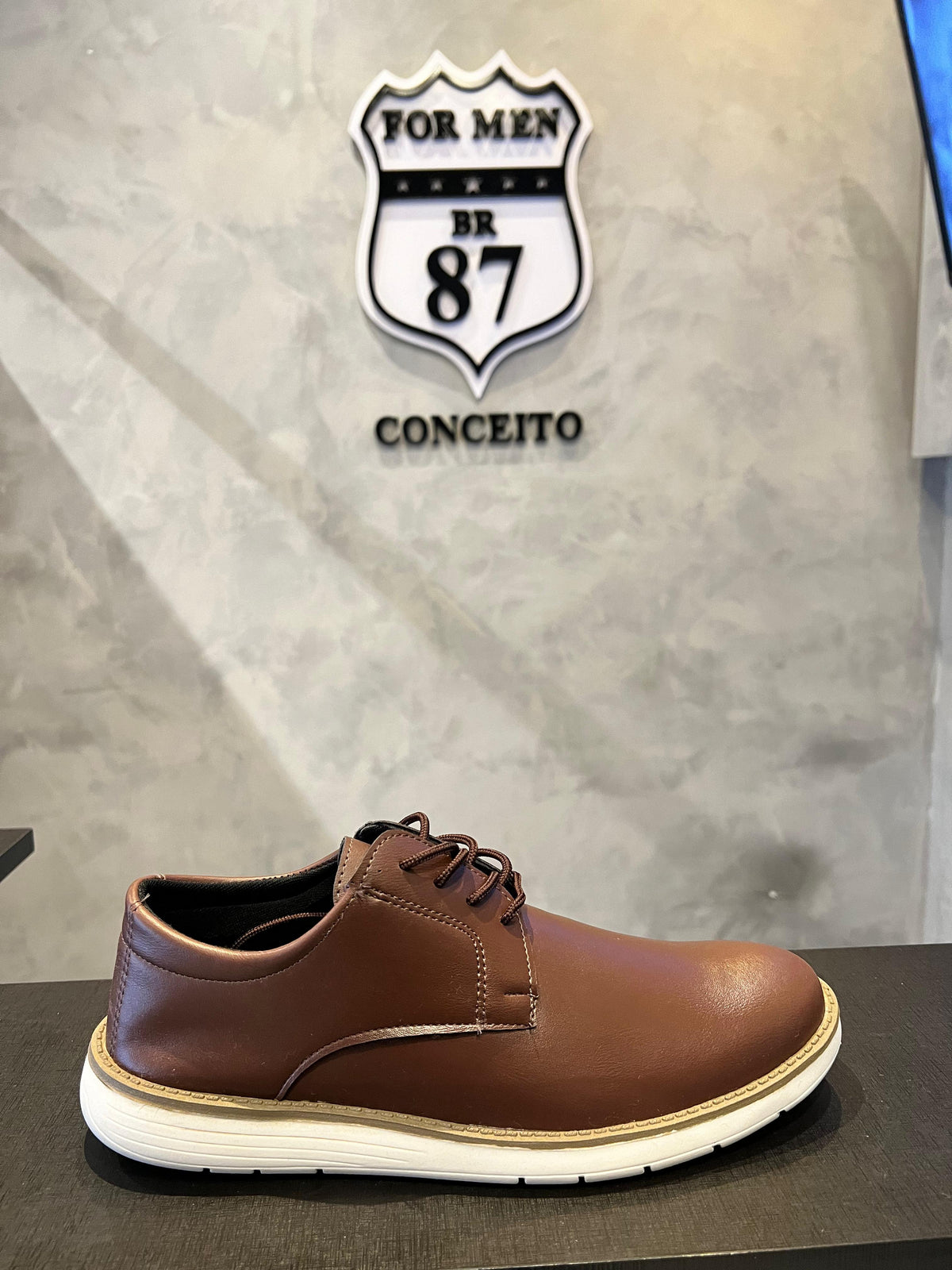 Sapato Casual Masculino Marrom