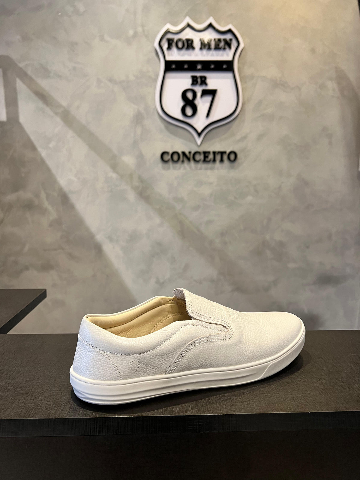 Slip On Branco Masculino