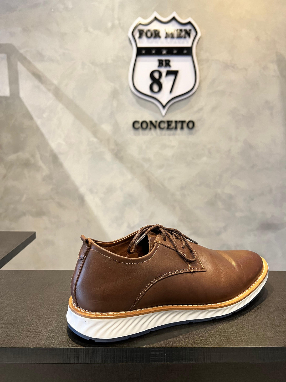 Sapato Casual Masculino Marrom