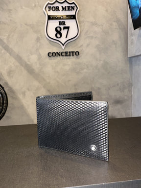Carteira Masculina Montblanc Couro Preto