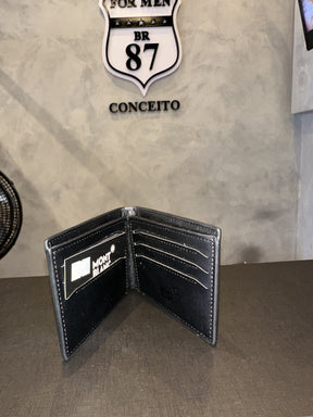 Carteira Masculina Montblanc Couro Preto