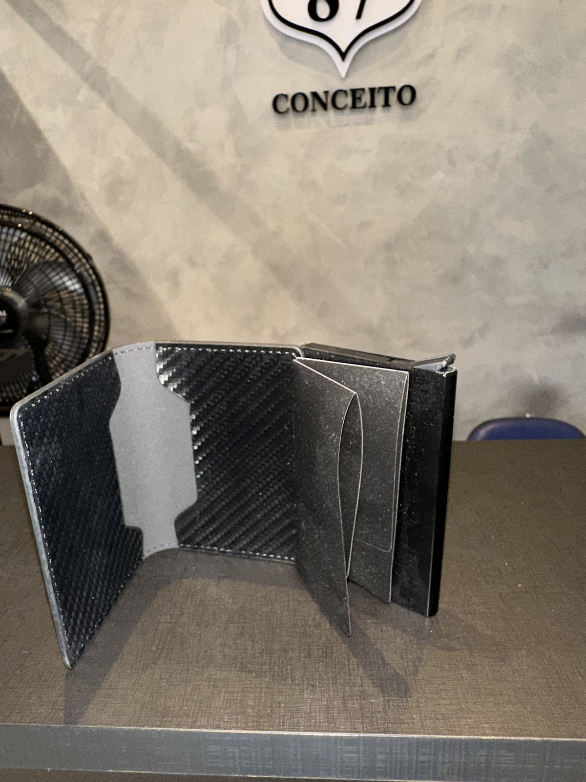 Carteira Masculina Fibra de Carbono